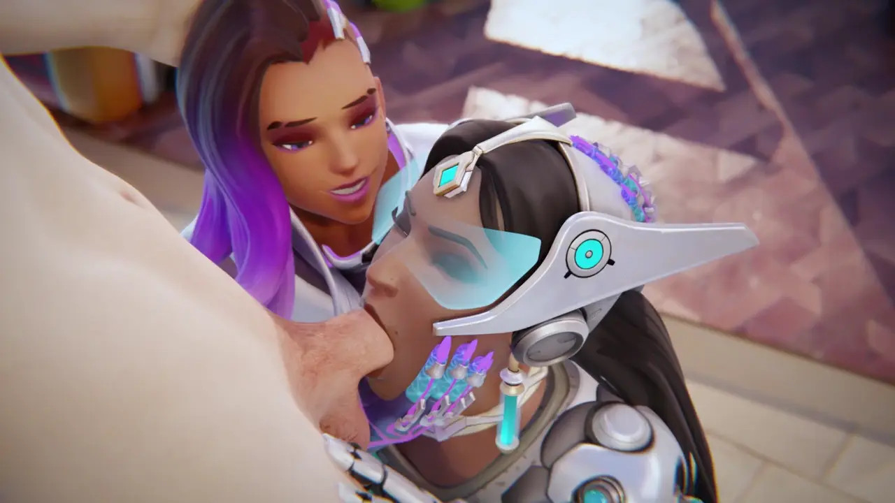 Symmetra & Sombra BJ [White][Cawneil][NO WM]