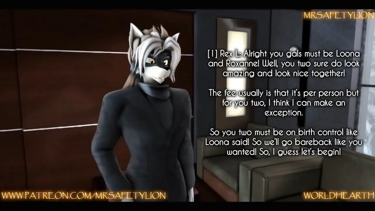 (MrSafetyLion) Loona and Roxanne Wolf impregnated in a club.