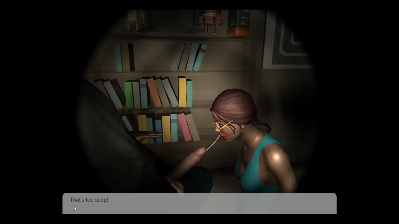 Feeding Lara Croft some cum
