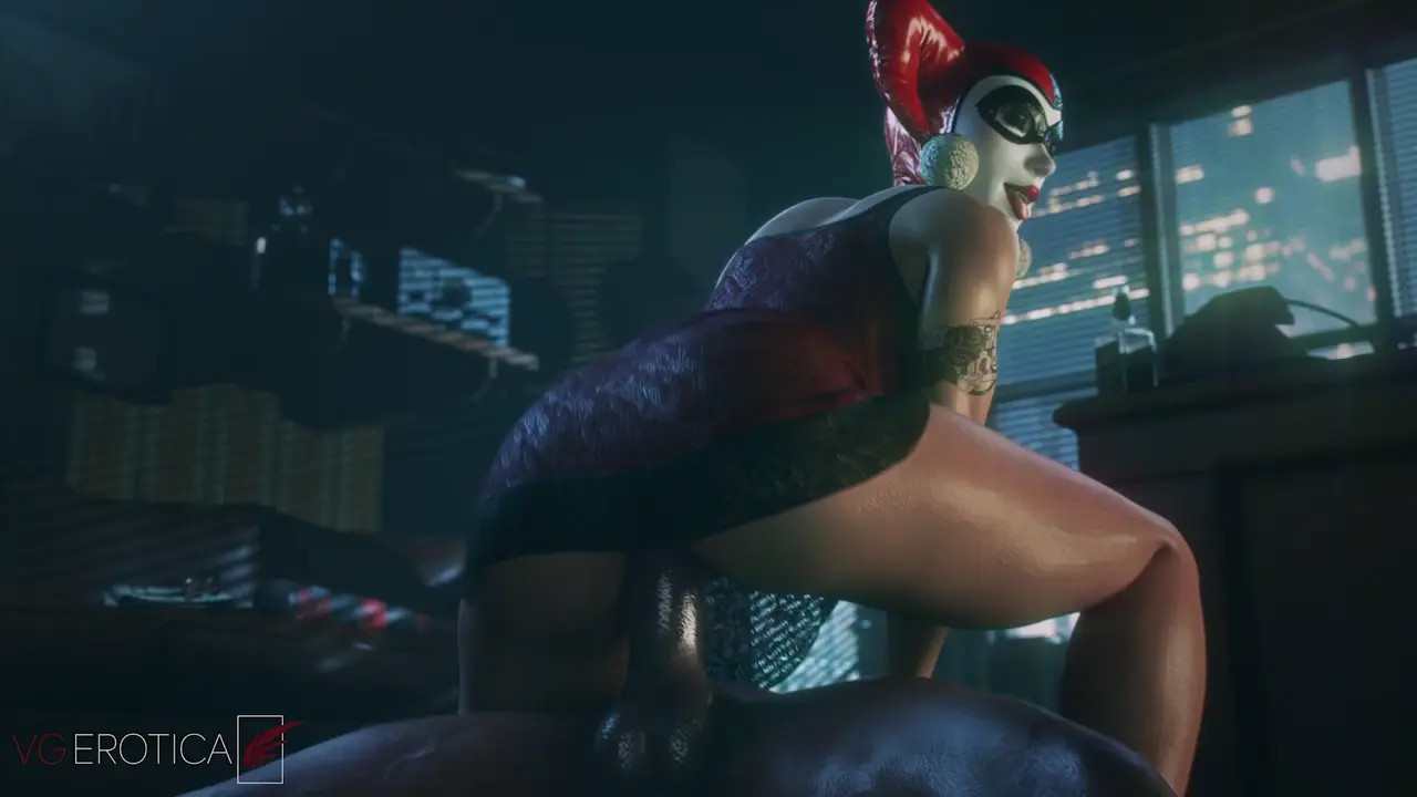 Harley was feeling anxious.(black +lingerie) [VGErotica]