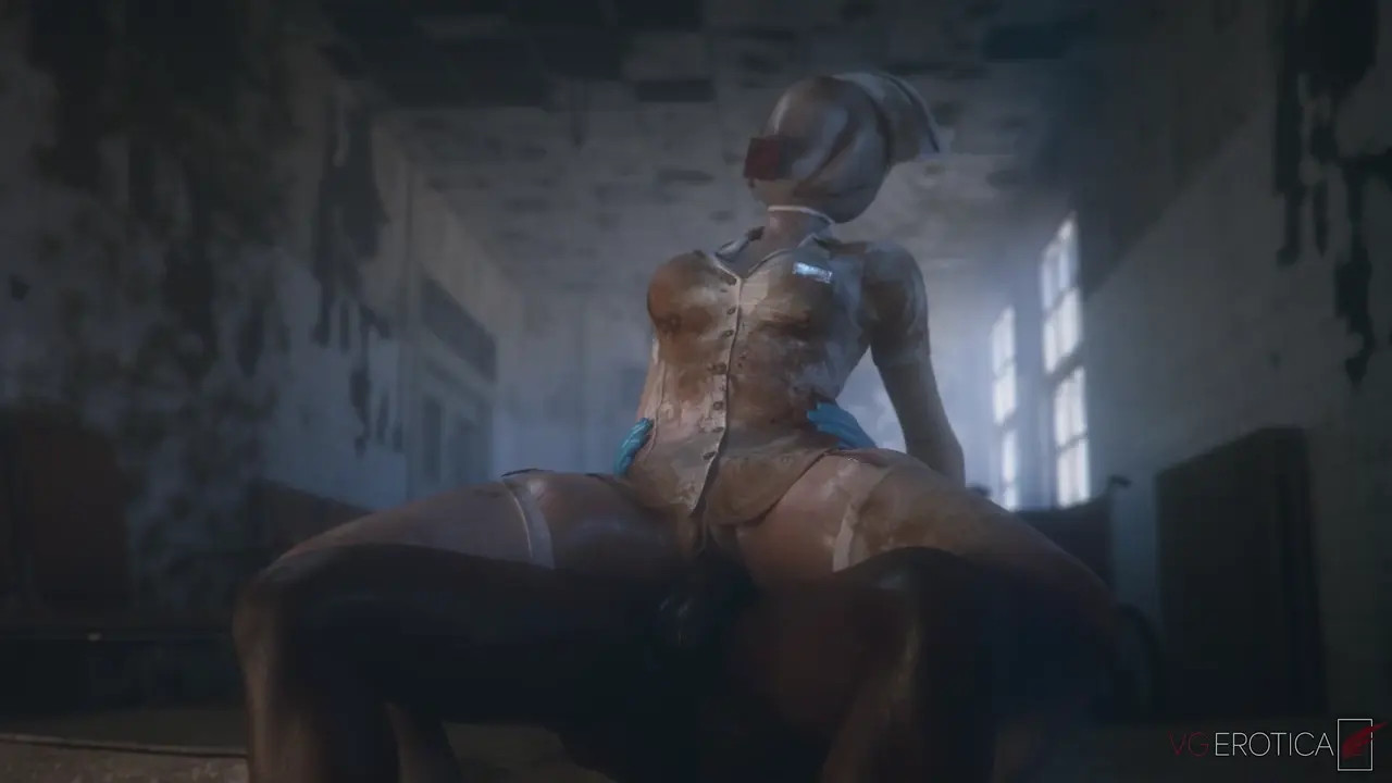The alternate way of beating the nasty Nurses in Silent Hill (black)[VGErotica]