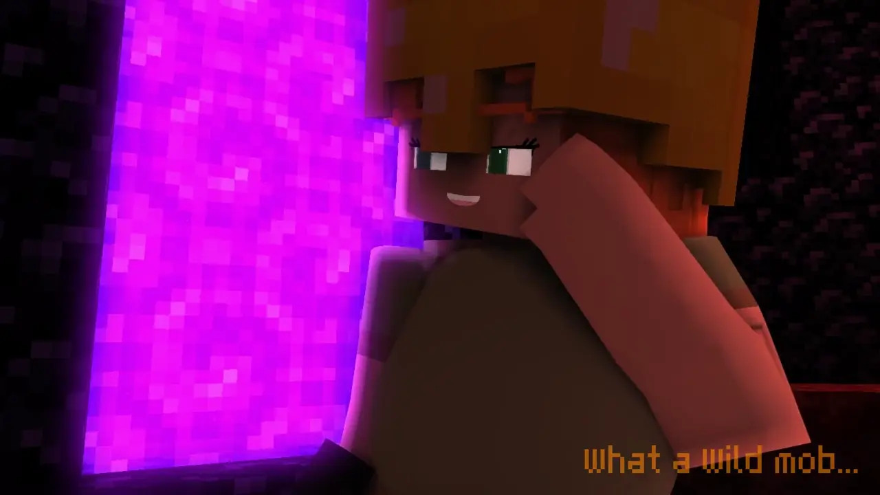 Alex first time with Nether