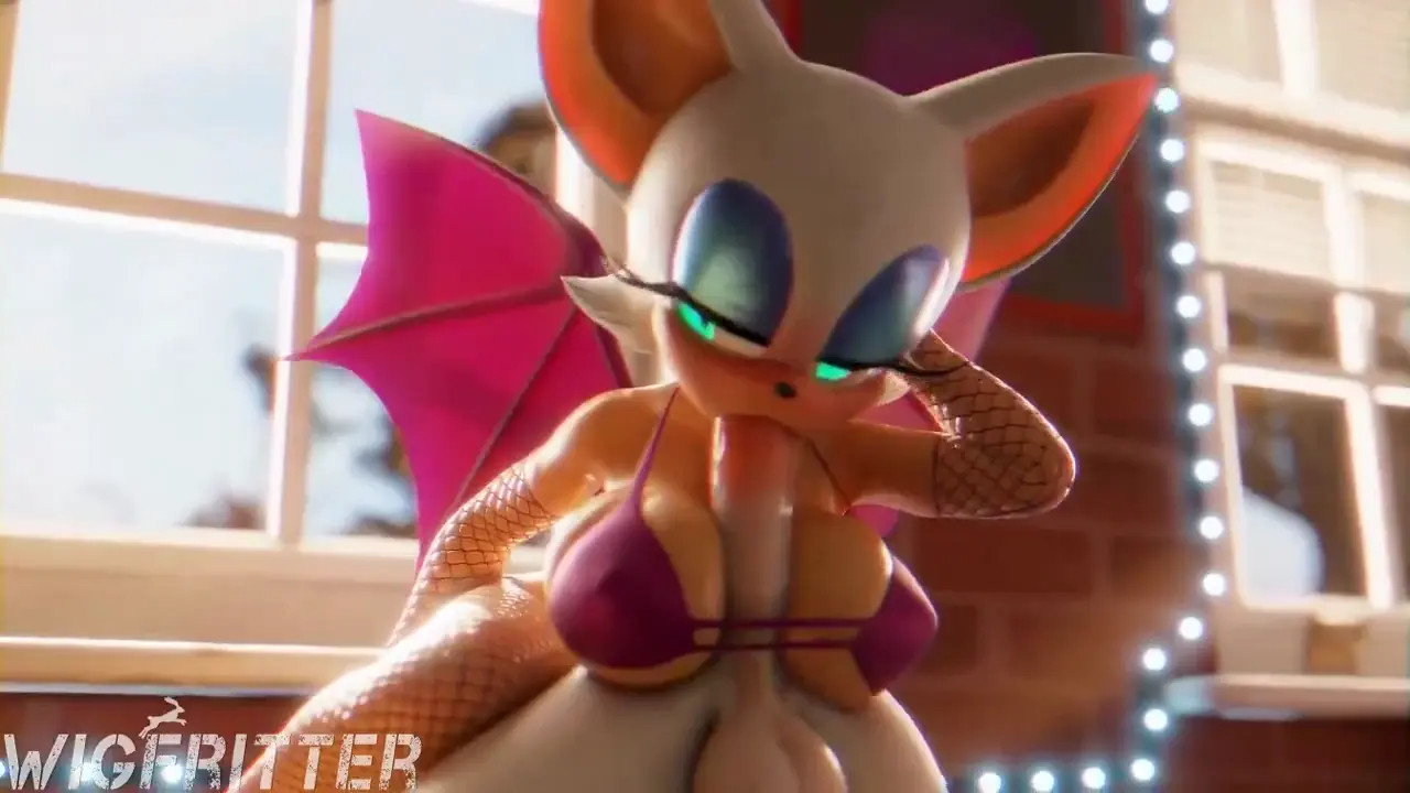 Rouge shows off her treats