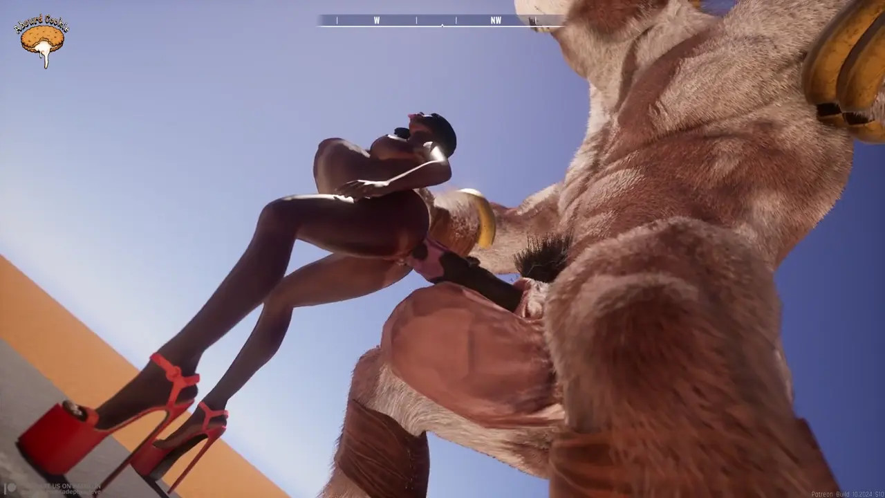Eiena fucked by Giant Horseman!