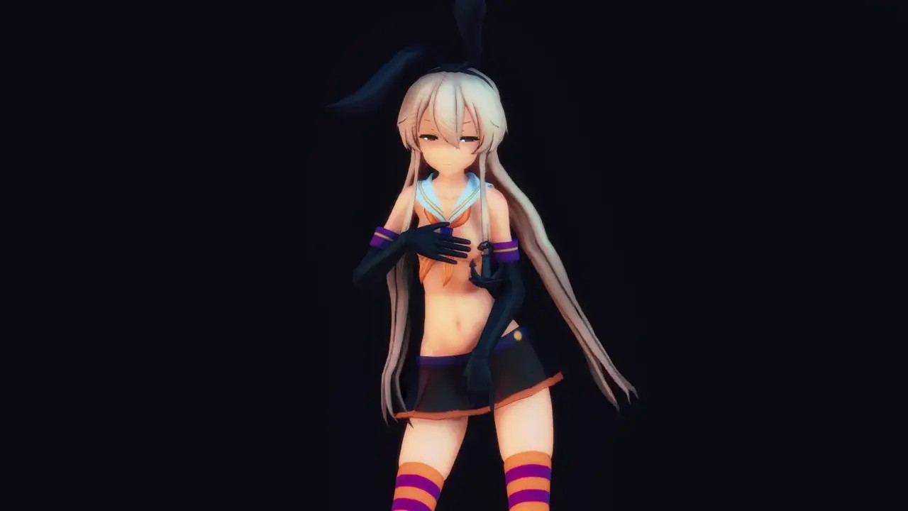 Shimakaze - AUTOBAS (Halloween Ver.) [MMD R18] DreamHeart