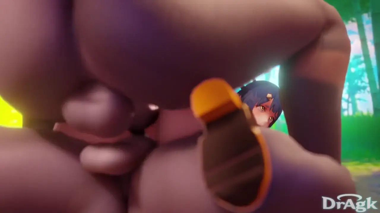 Genshin Xiangling Gangbang sex (edit)