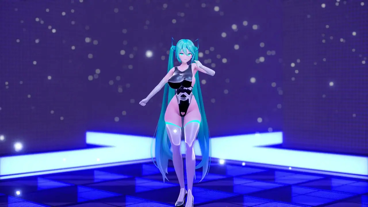SEXDance Hatsune Miku vs KUROMARU (Race Queen Outfit) [ブラン]