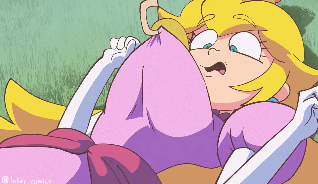 Princess Peach boobs [InkerComics]