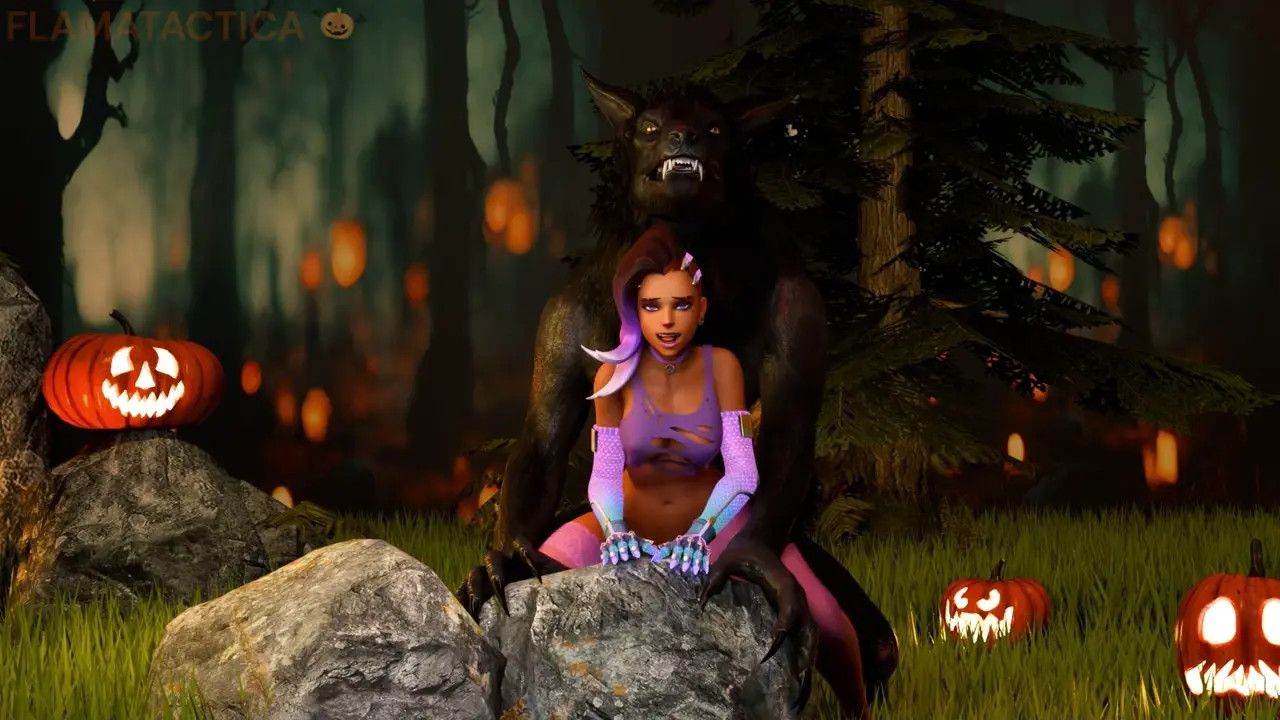 Sombra and Werewolf breeding (HALLOWEEN SPECIAL 2024) | [FLAMA]