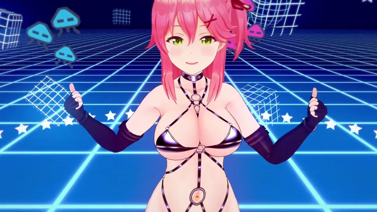 MMD  sakura miko [Haniwa's Miniature Garden]