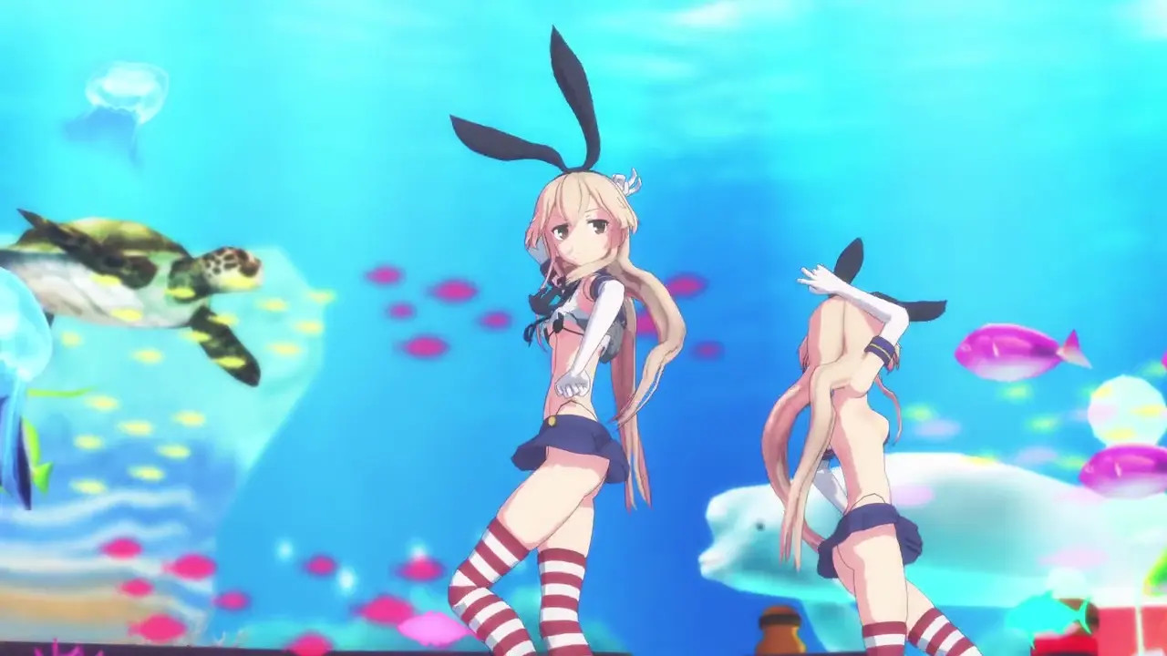 Shimakaze - Deep Blue Town [MMD R15] AtAt0307