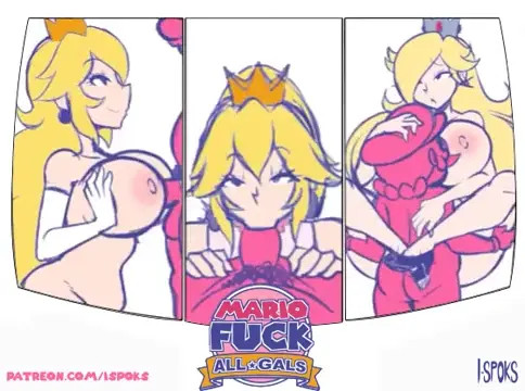 (ilustretsspoks) Mario Fuck All Gals (Loop)