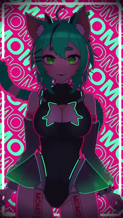 Space Cat Momo Sexy Dancing