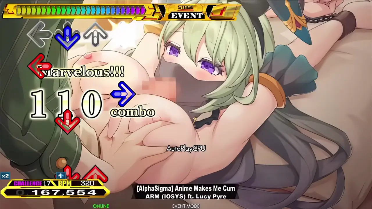 NSFW DDR - Anime Makes Me Cum