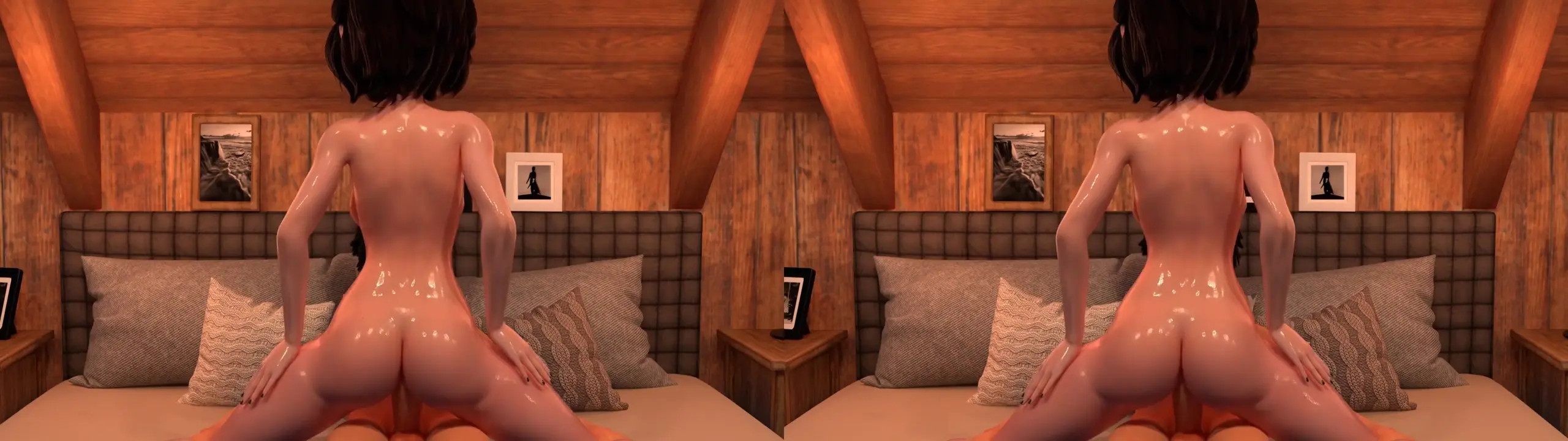 Aunt Cass - Only One Bed - VR