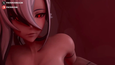 Arlecchino Genshin fuck comp