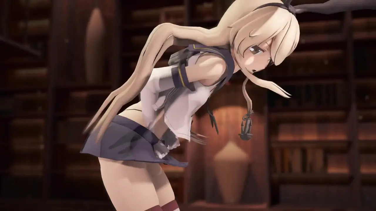 Shimakaze - Apple Pie [MMD R18] Popipapi