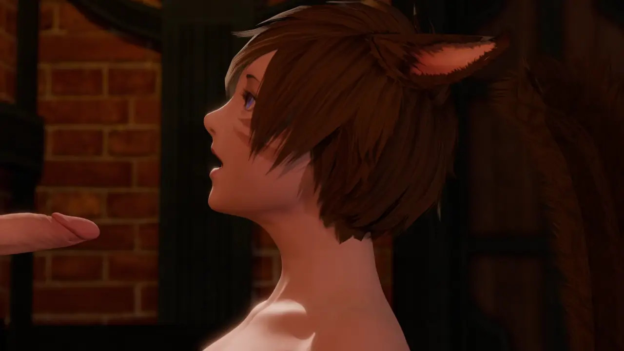 Miqo'te Deepthroat Practice