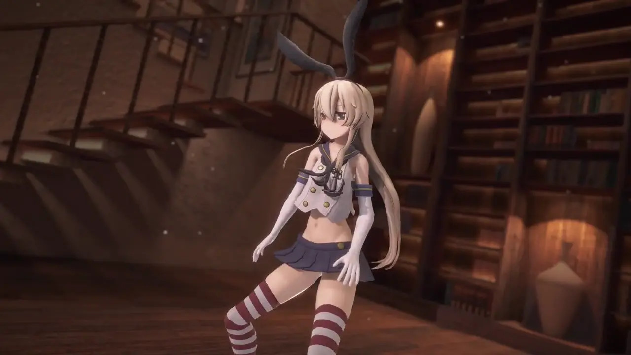 Shimakaze - Call On Me [MMD R18] Popipapi