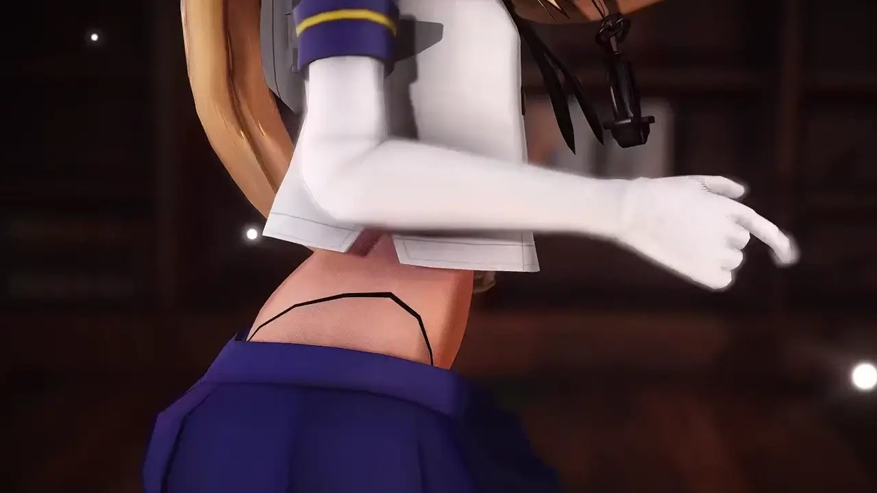 Shimakaze - Phone Number [MMD R18] Popipapi