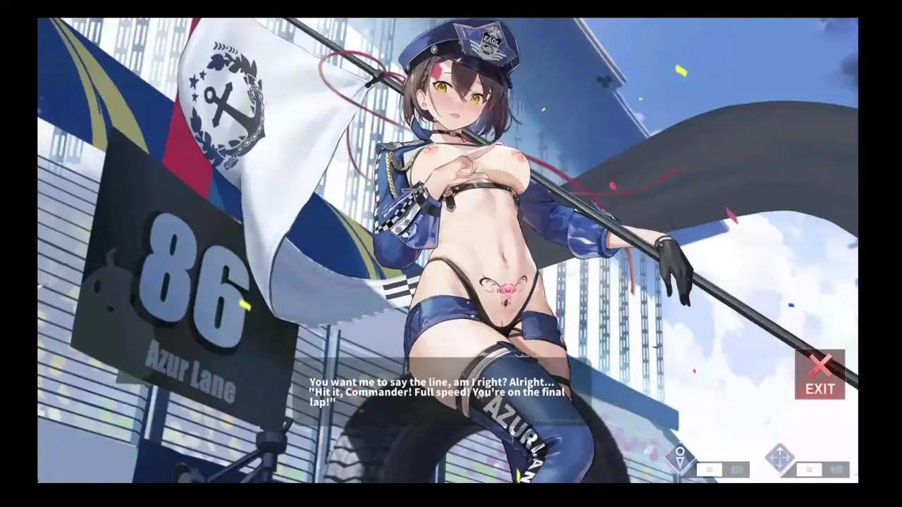 Baltimore - Finish Line Flagbearer L2D Mod For Azur Lane