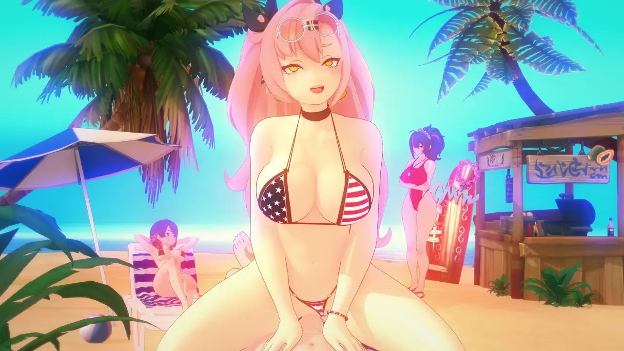 [Giddora] Nicole Demara - Fan Service On The Beach