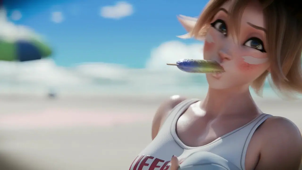 Lifeguard Kiriko [NO WM] [Ent-Duke] [4K] [60 FPS]