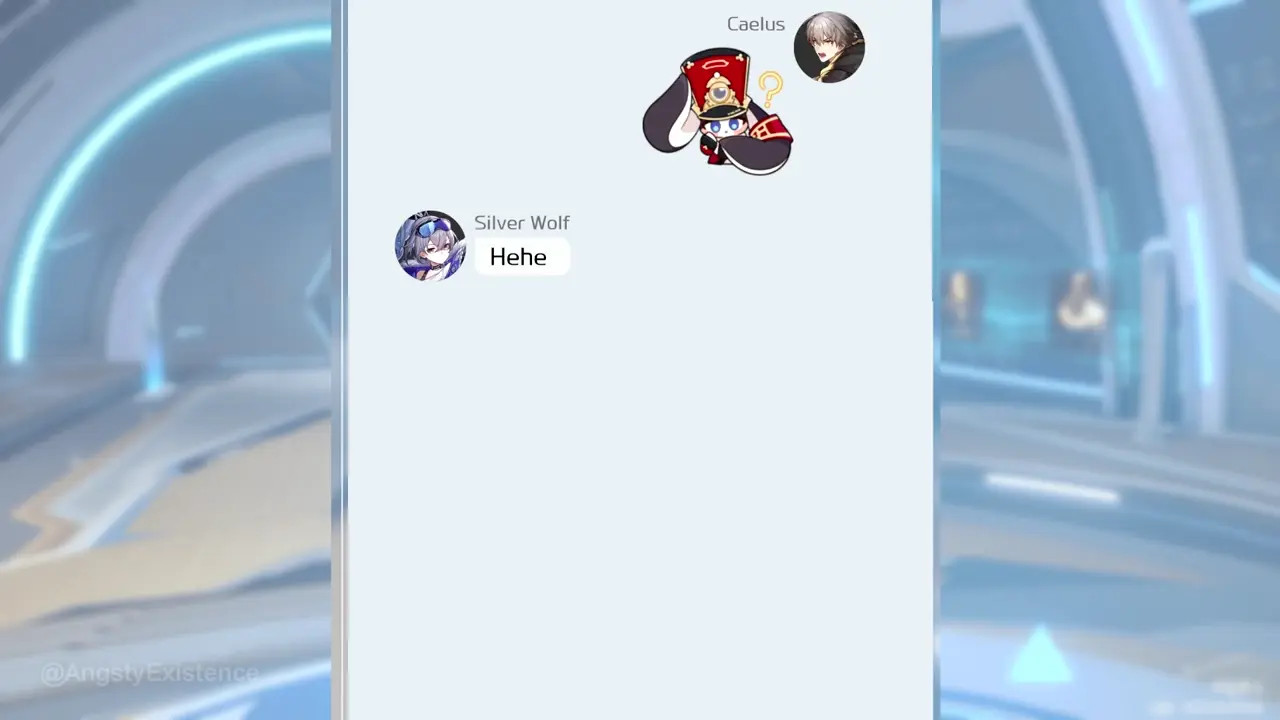 Texting with Silver Wolf