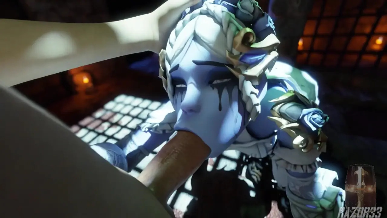 Widowmaker Ghost Bride blowjob