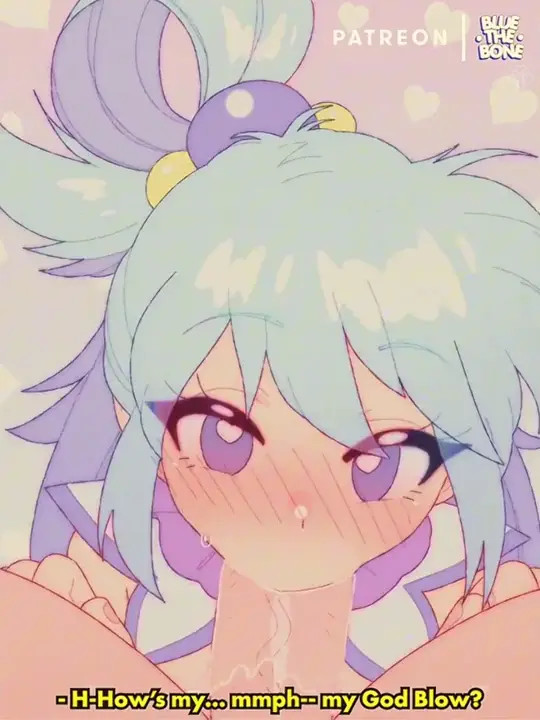 Konosuba Aqua's Blowjob by Bluethebone