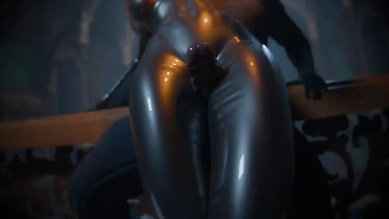 Chris Fucking Bella Dimetrescu in a Latex Suit [Gifdoozer]