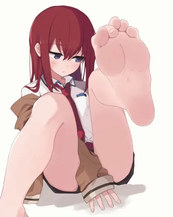 Kurisu's sexy sole [Kalhua]