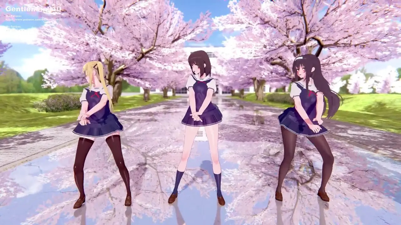 [KKS/MMD] [KARA-STEP] Sawamura Spencer Eriri, Kato Megumi, Kasumigaoka Utaha