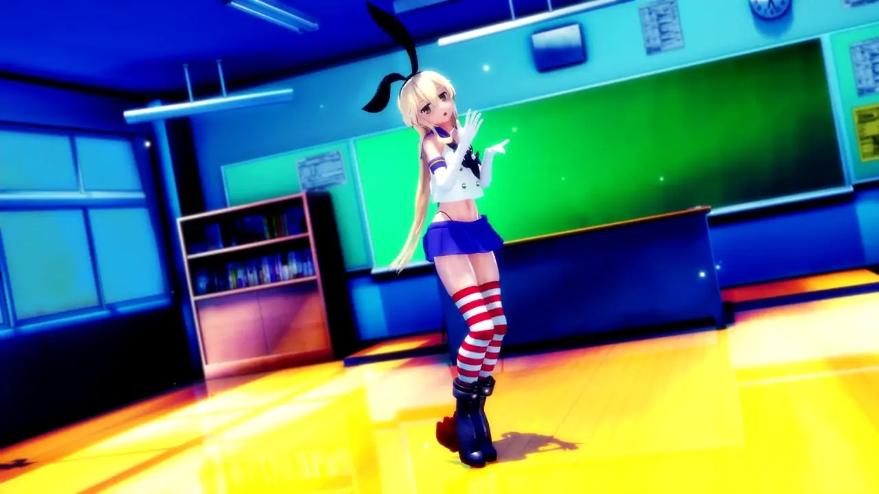 Shimakaze - IDOL [MMD R15] Hamselvish