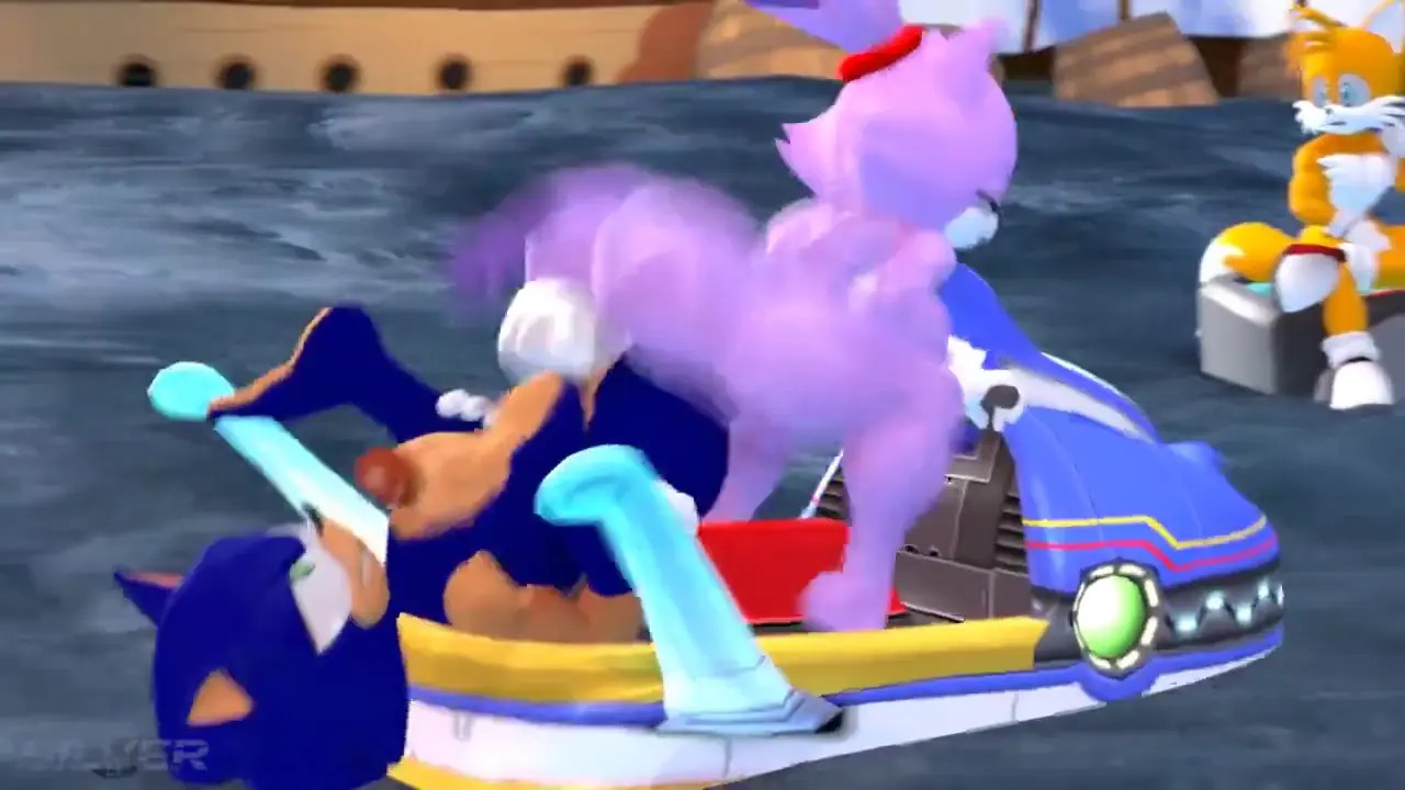 Blaze Riding in Jet ski