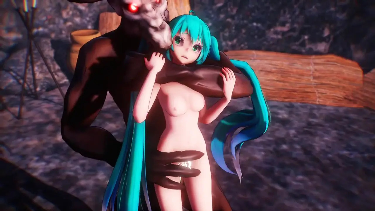 Slave Miku Ravaged By A Demon