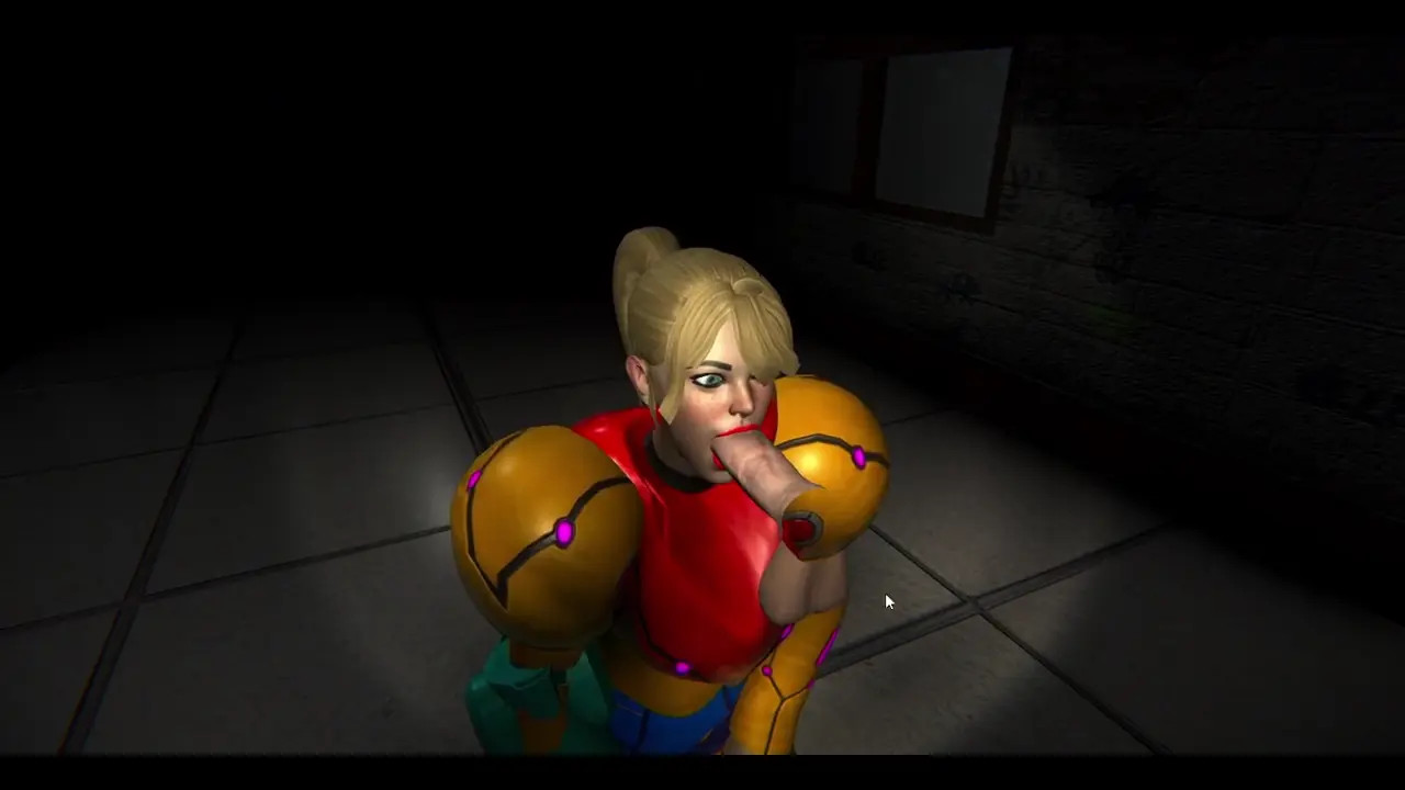 Samus sucks dick in abandoned school