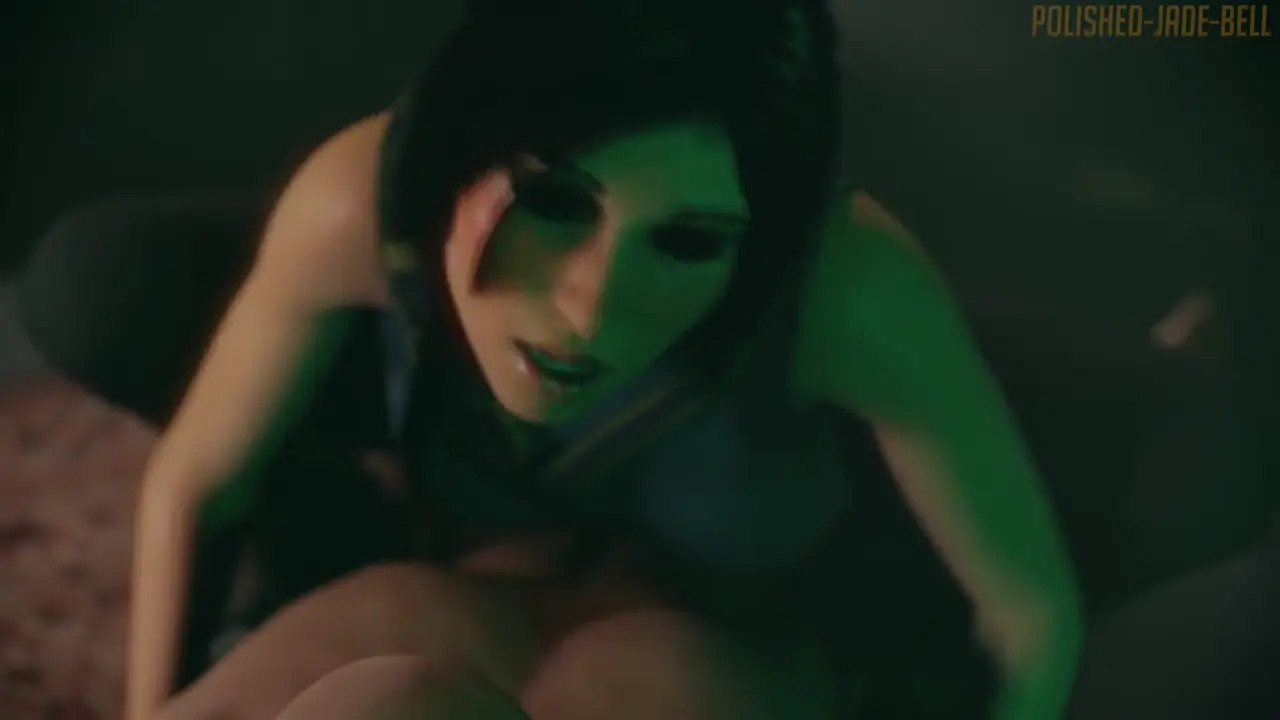 Lara Croft Bouncing on BWC [Polished Jade Bell]