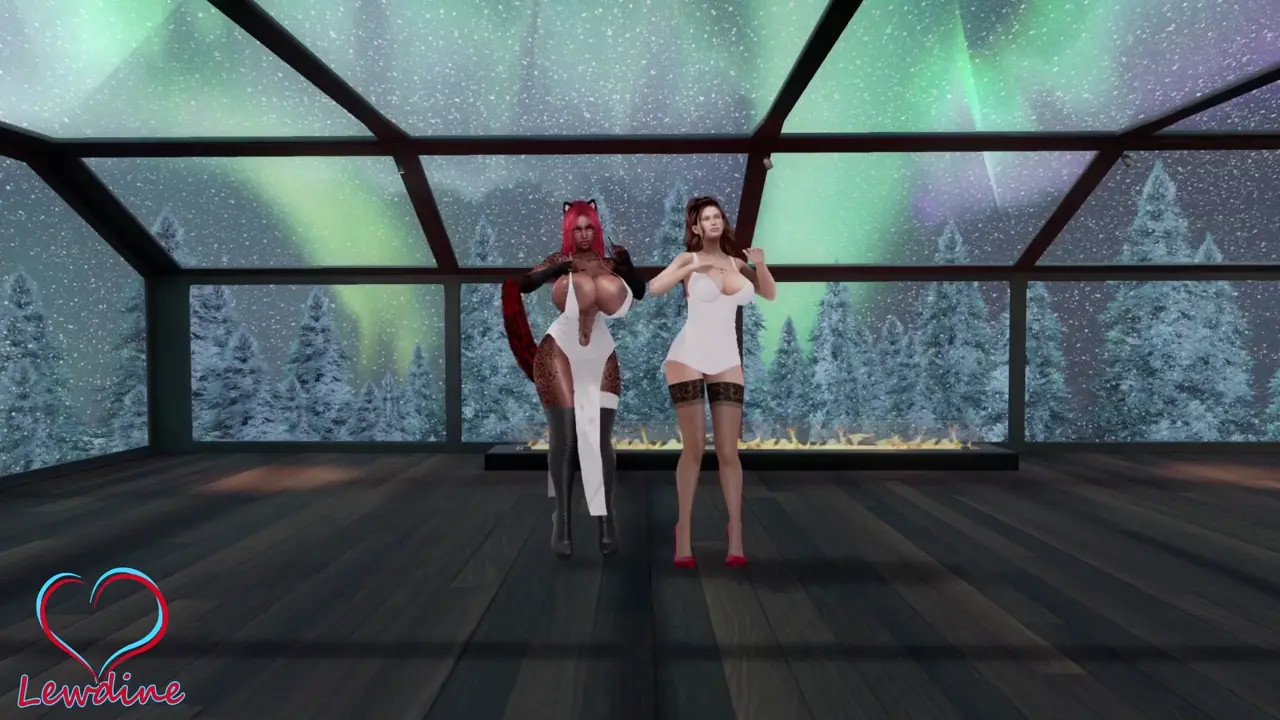 Lewdine X Jill  a Snowy Escape