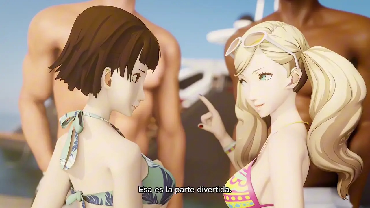 Makoto and Ann get picked up Sub español.