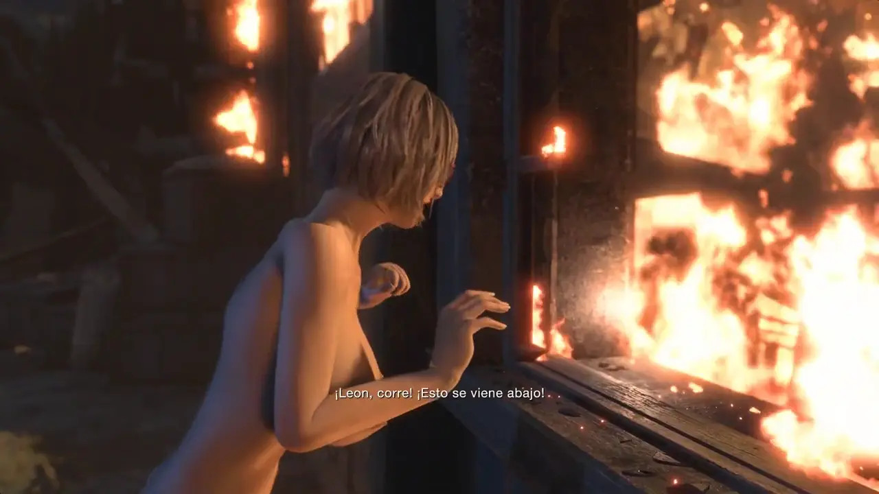 RE4 Ashley nude mod