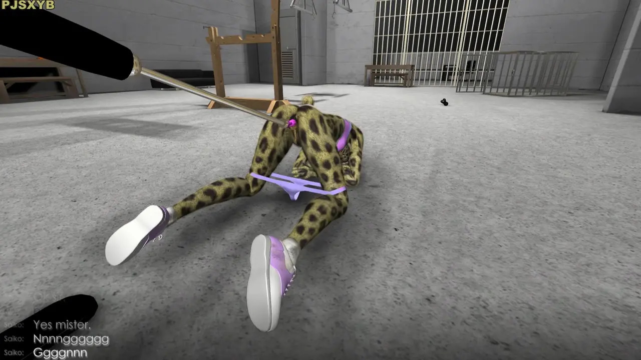 Furry Saiko anal[beads] machine [Alt. view] - PJSXYB