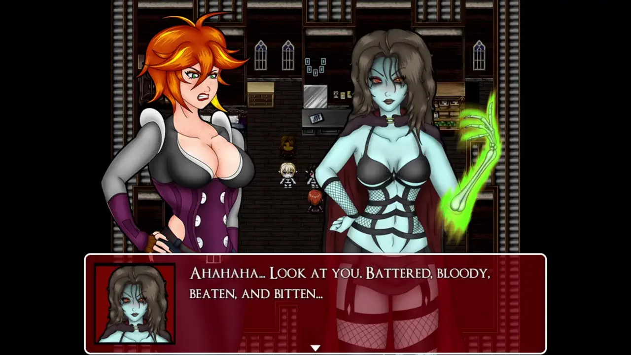 Crimson Veil Vampire Hunter Route Lose to Morgan 2