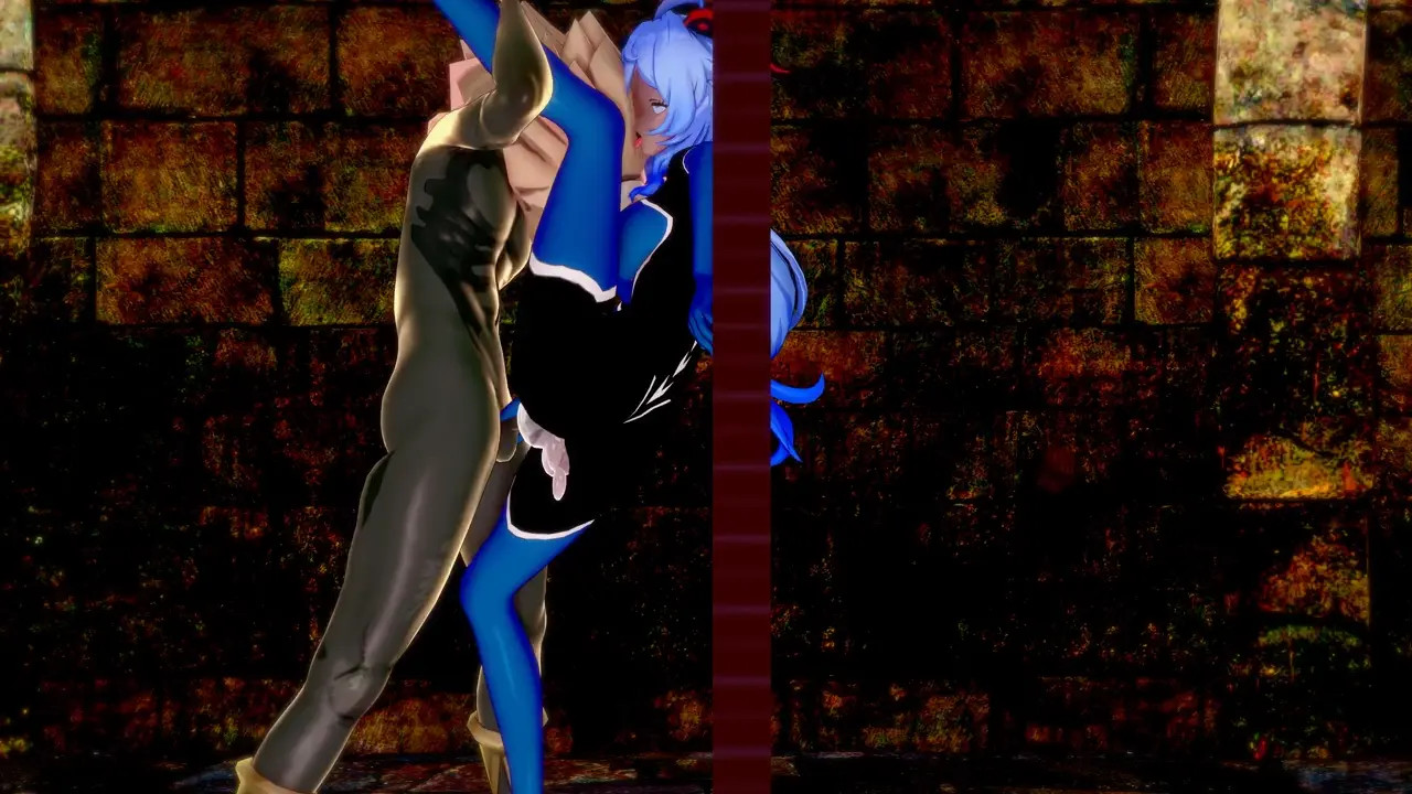 Transform into Ganyu and Keqing, who were defeated and raped by the hilichurls