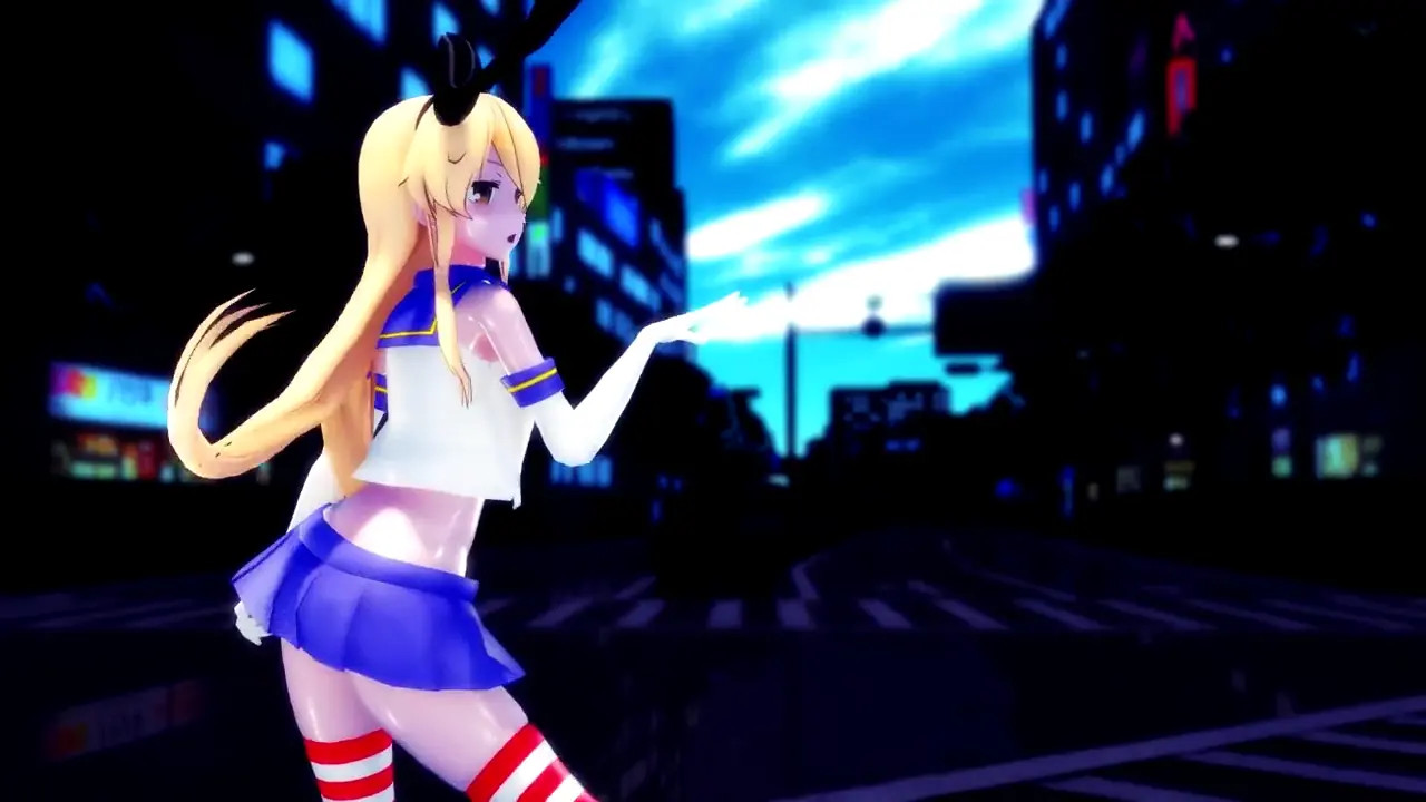 Shimakaze - Play [MMD R18] Hamselvish