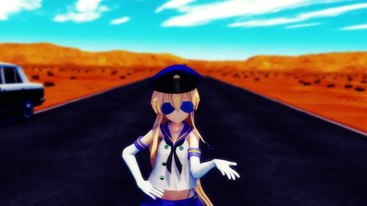 Shimakaze - Queencard [MMD R15] Hamselvish