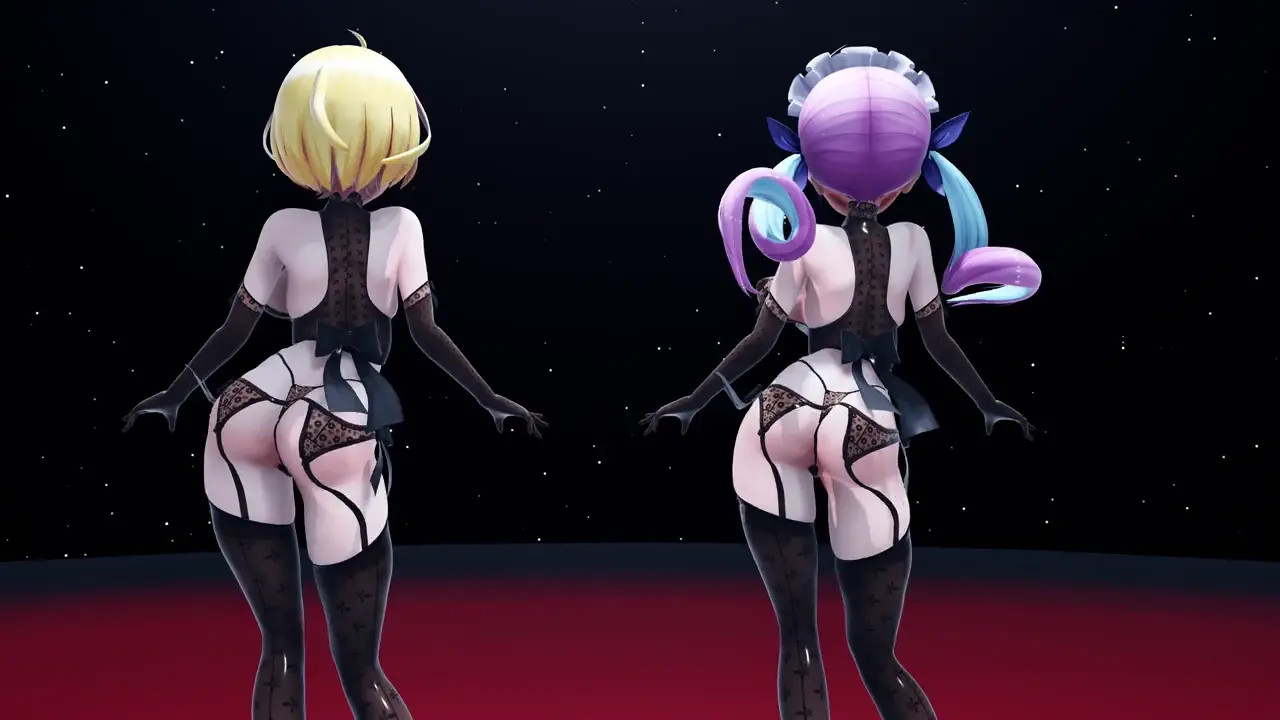 (Aqua & Mel) SEXDance The two brand new strippers [ブラン]