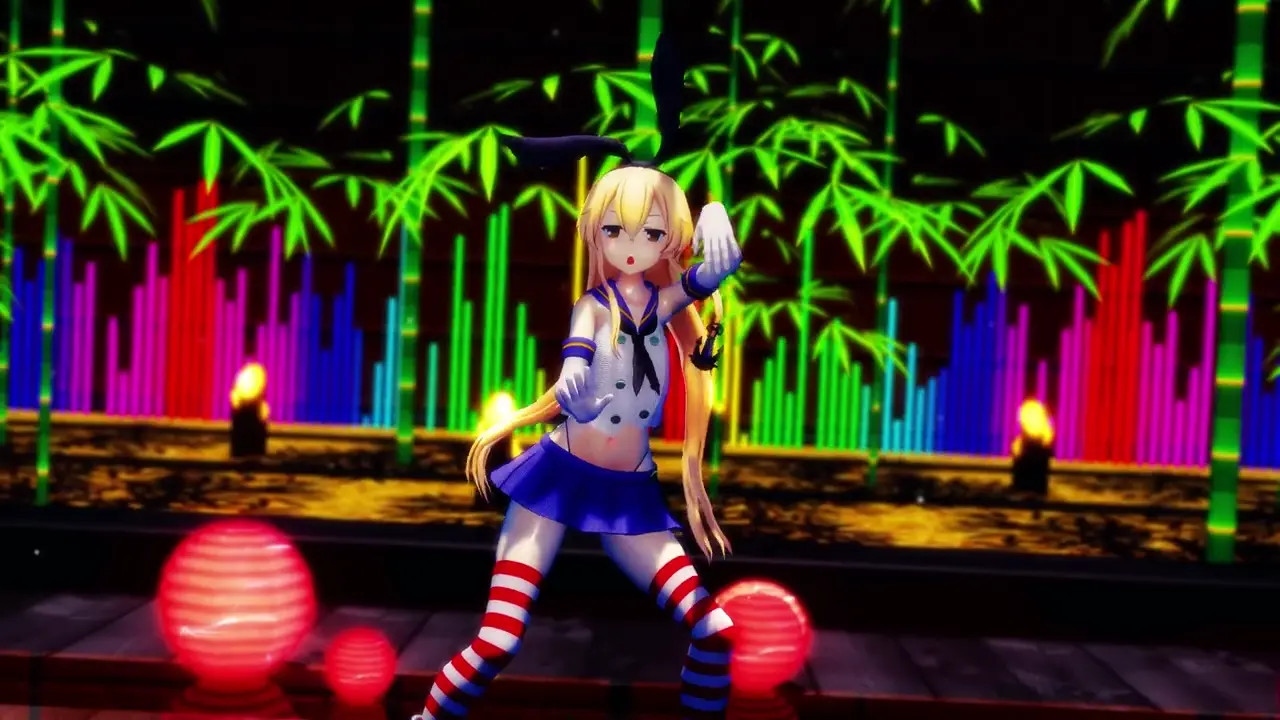 Shimakaze - Blue Flame [MMD R15] Hamselvish