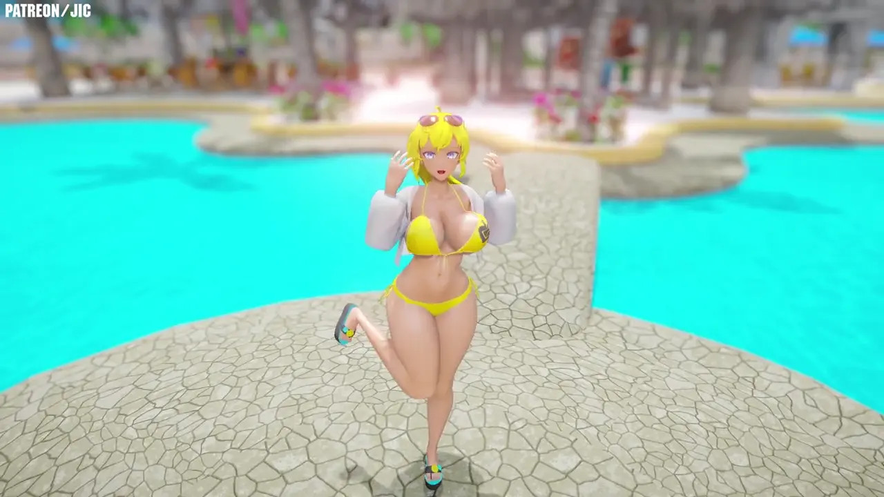 RWBY Yang Dancing (Party Tonight)