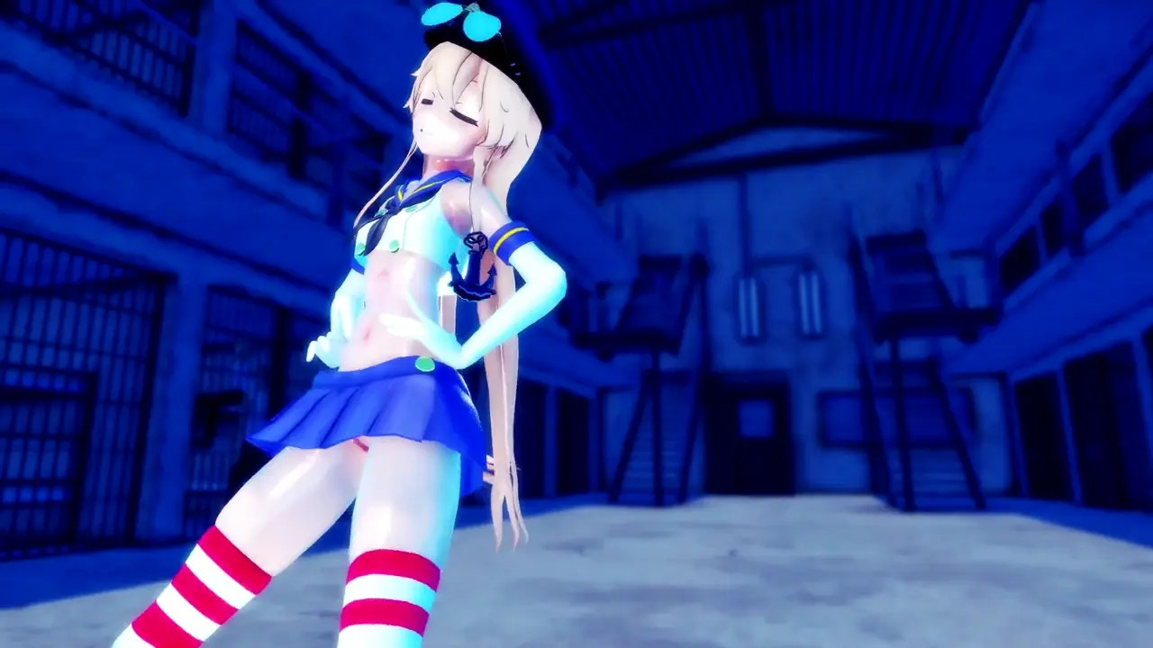 Shimakaze - Up & Down [MMD R18] Hamselvish